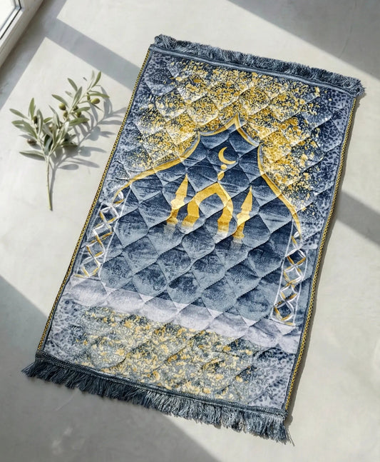 al ihsan grey velvet soft jay namaz online in pakistan